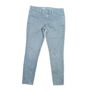 Mossimo Mid Rise Jeggings Jeans Sage Green Stretch Sz 6 28 Super Stretch